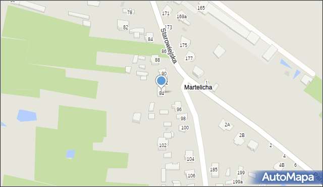 Radomsko, Starowiejska, 94, mapa Radomsko