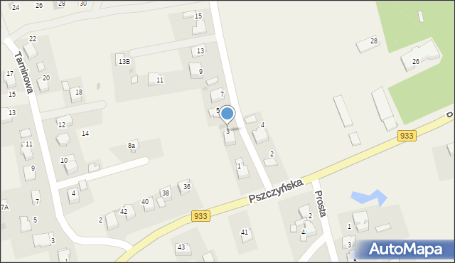 Rajsko, Staroplebańska, 3, mapa Rajsko