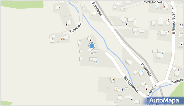 Regulice, Stokrotkowa, 11, mapa Regulice