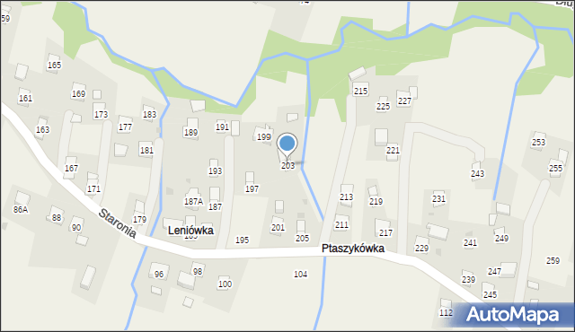 Równe, Staronia Zenona, 203, mapa Równe