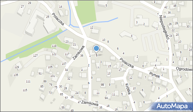 Rudawa, Stroma, 5, mapa Rudawa