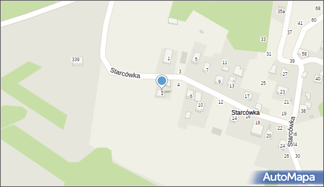 Rudnik, Starcówka, 2, mapa Rudnik