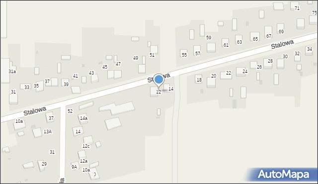 Rudniki, Stalowa, 12, mapa Rudniki