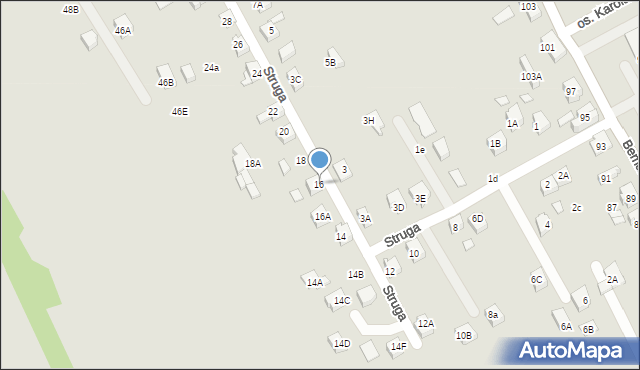 Rydułtowy, Struga Andrzeja, 16, mapa Rydułtowy