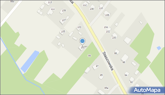 Rytwiany, Staszowska, 101, mapa Rytwiany
