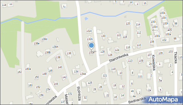 Rzeszów, Staroniwska, 132a, mapa Rzeszów