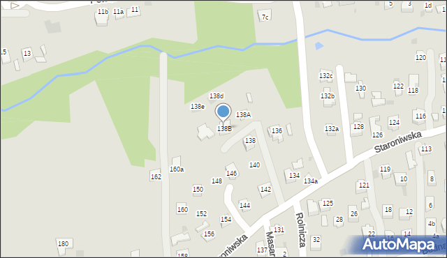 Rzeszów, Staroniwska, 138B, mapa Rzeszów