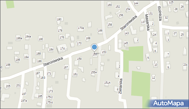 Rzeszów, Staroniwska, 155, mapa Rzeszów