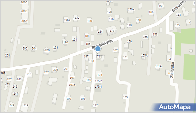 Rzeszów, Staroniwska, 171, mapa Rzeszów