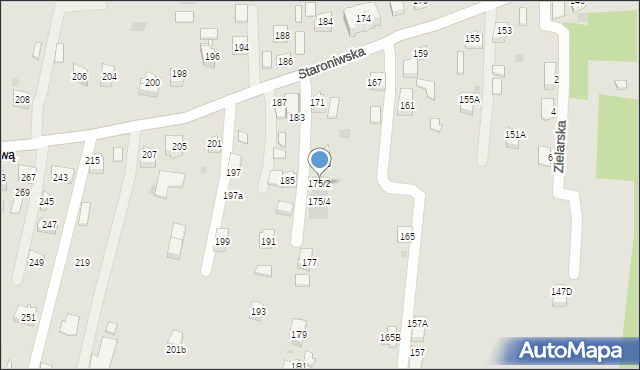 Rzeszów, Staroniwska, 175/2, mapa Rzeszów