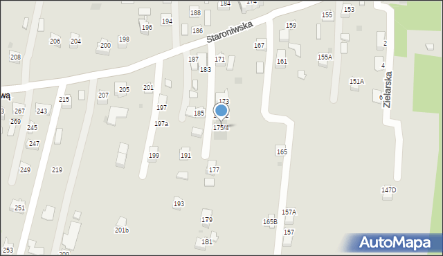 Rzeszów, Staroniwska, 175/4, mapa Rzeszów