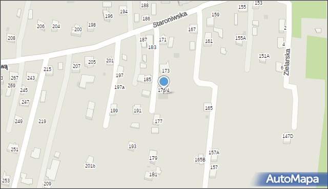 Rzeszów, Staroniwska, 175/5, mapa Rzeszów