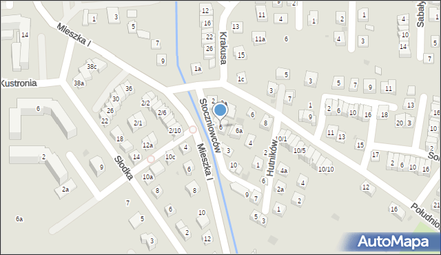 Rzeszów, Stoczniowców, 6, mapa Rzeszów