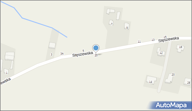 Sapowice, Stęszewska, 10, mapa Sapowice