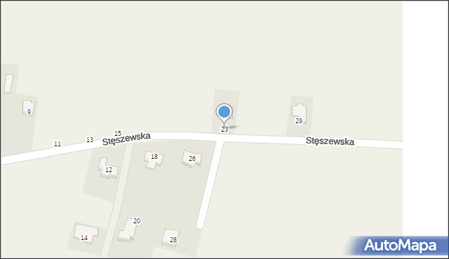 Sapowice, Stęszewska, 23, mapa Sapowice