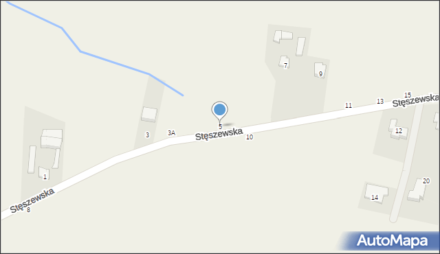 Sapowice, Stęszewska, 5, mapa Sapowice