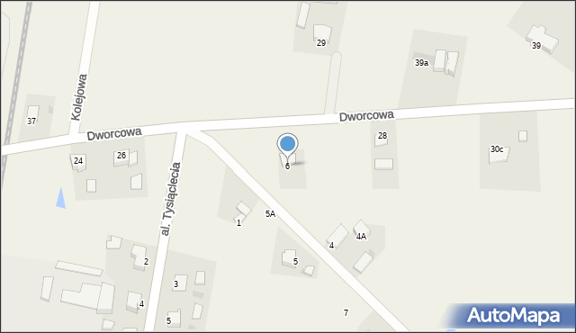 Serock, Stawowa, 6, mapa Serock