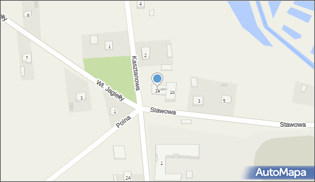 Siemień, Stawowa, 1a, mapa Siemień