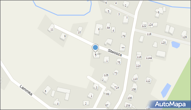 Sierakowice, Stwosza Wita, 5, mapa Sierakowice