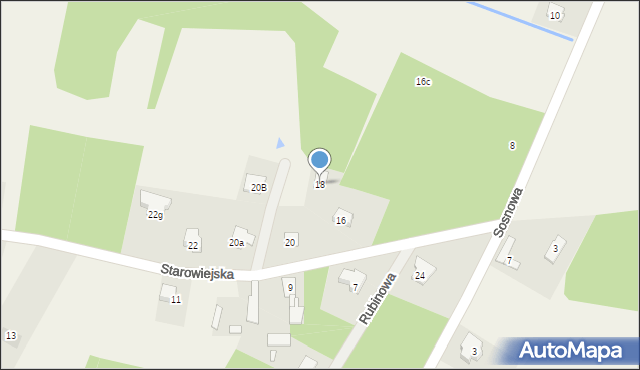 Sierzchów, Starowiejska, 18, mapa Sierzchów