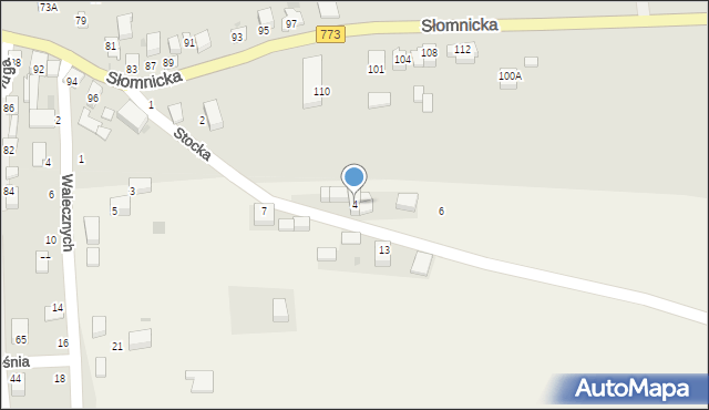 Skała, Stocka, 4, mapa Skała