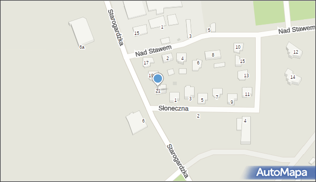 Skarszewy, Starogardzka, 21, mapa Skarszewy