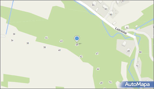 Skawinki, Stroma, 45, mapa Skawinki