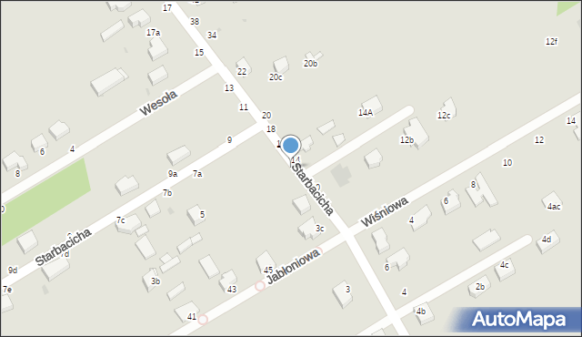 Skierniewice, Starbacicha, 5, mapa Skierniewic