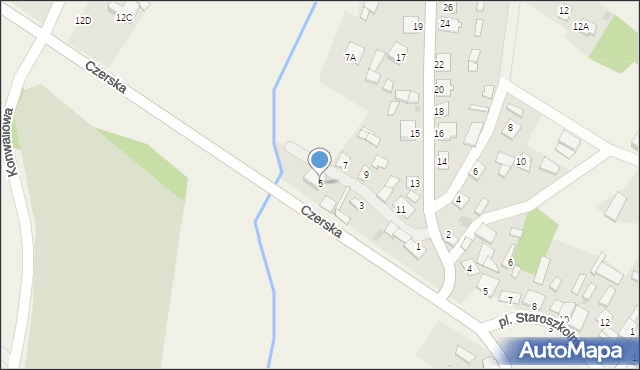 Śliwice, Starogardzka, 5, mapa Śliwice