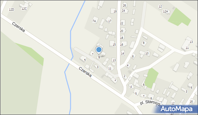 Śliwice, Starogardzka, 9, mapa Śliwice