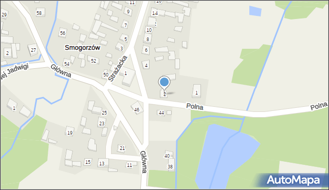 Smogorzów, Strażacka, 2, mapa Smogorzów