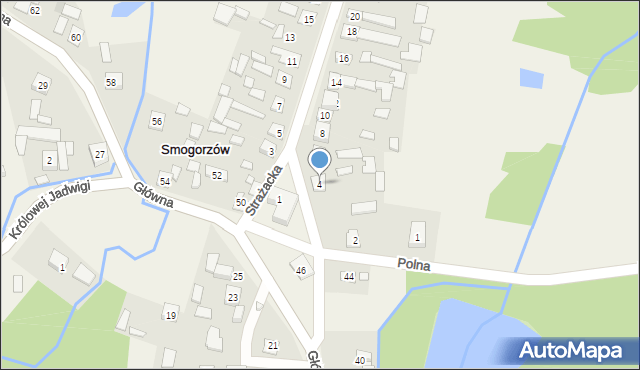 Smogorzów, Strażacka, 4, mapa Smogorzów