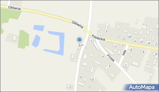 Smyków, Stawowa, 4, mapa Smyków