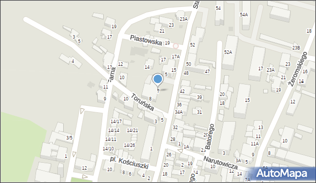 Sochaczew, Staszica Stanisława, 7, mapa Sochaczew