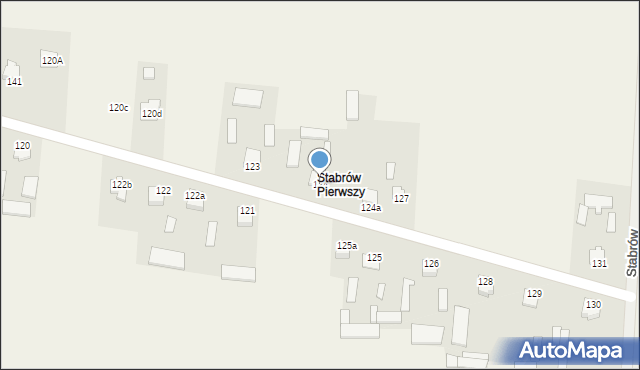 Stabrów, Stabrów, 124, mapa Stabrów