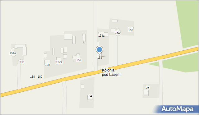 Stabrów, Stabrów, 153, mapa Stabrów