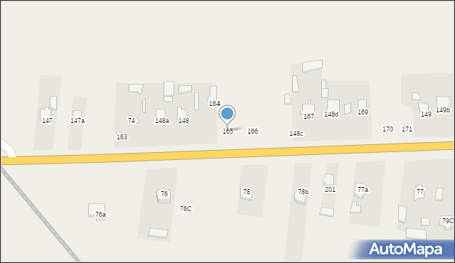 Stabrów, Stabrów, 165, mapa Stabrów