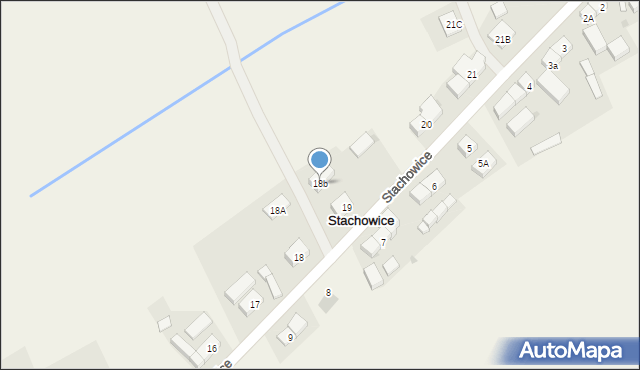 Stachowice, Stachowice, 18b, mapa Stachowice