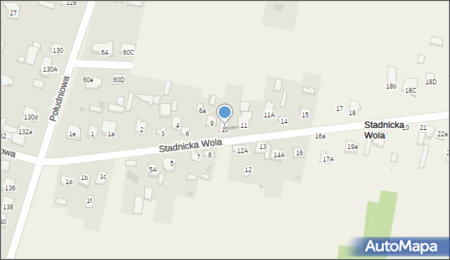 Stadnicka Wola, Stadnicka Wola, 10, mapa Stadnicka Wola