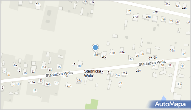 Stadnicka Wola, Stadnicka Wola, 18b, mapa Stadnicka Wola