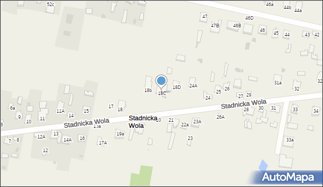 Stadnicka Wola, Stadnicka Wola, 18C, mapa Stadnicka Wola