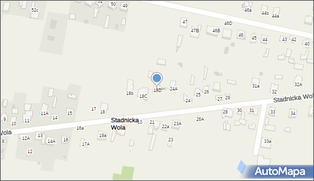 Stadnicka Wola, Stadnicka Wola, 18D, mapa Stadnicka Wola