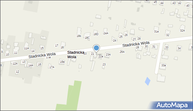 Stadnicka Wola, Stadnicka Wola, 22, mapa Stadnicka Wola