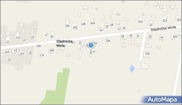 Stadnicka Wola, Stadnicka Wola, 23, mapa Stadnicka Wola