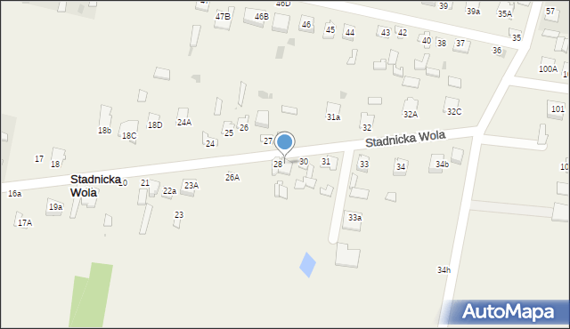 Stadnicka Wola, Stadnicka Wola, 28a, mapa Stadnicka Wola