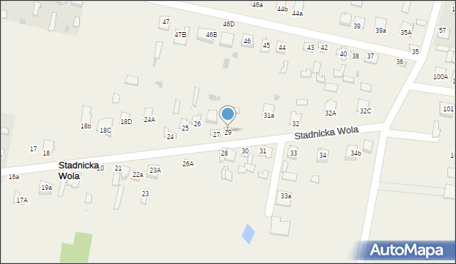 Stadnicka Wola, Stadnicka Wola, 29, mapa Stadnicka Wola