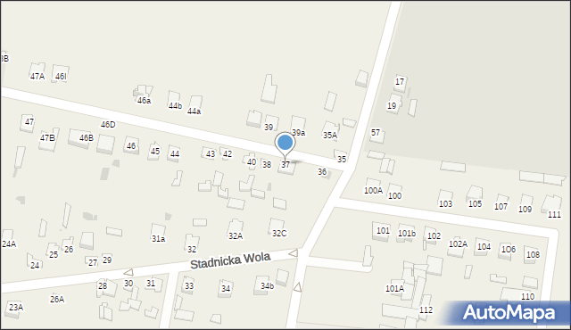 Stadnicka Wola, Stadnicka Wola, 37, mapa Stadnicka Wola