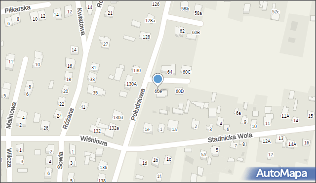 Stadnicka Wola, Stadnicka Wola, 60e, mapa Stadnicka Wola