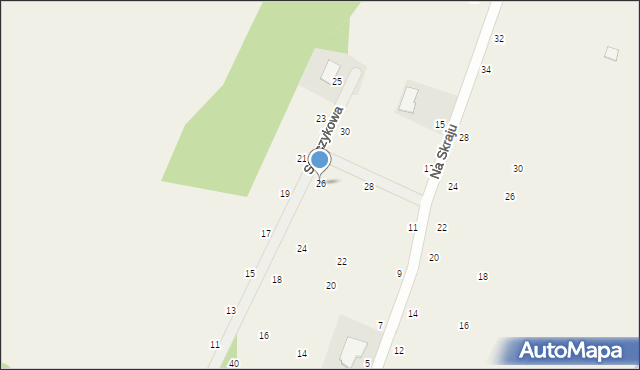 Stajenczynki, Storczykowa, 26, mapa Stajenczynki