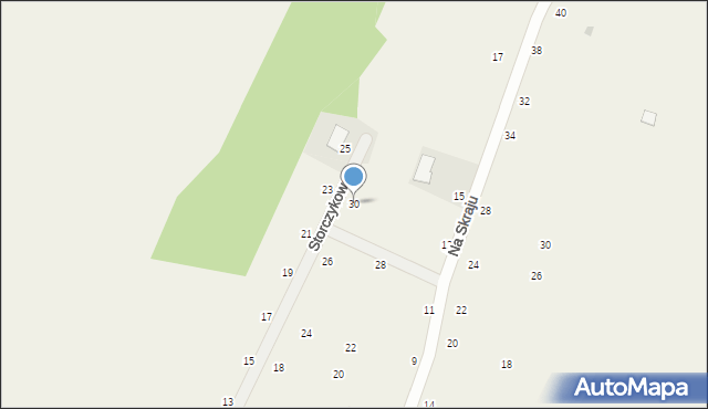 Stajenczynki, Storczykowa, 30, mapa Stajenczynki